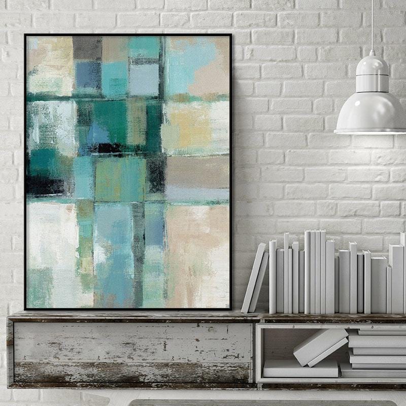 Teal of Art  Stretched Canvas