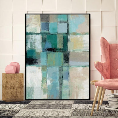 Teal of Art  Stretched Canvas