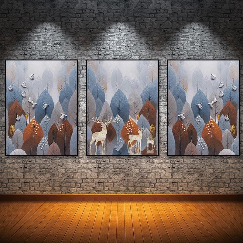 Enchanted Forest Stretched Canvas