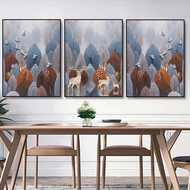 Enchanted Forest Stretched Canvas