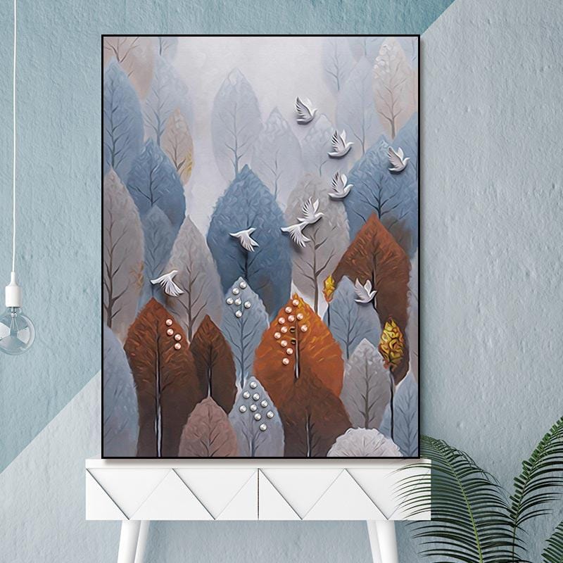 Enchanted Forest Stretched Canvas