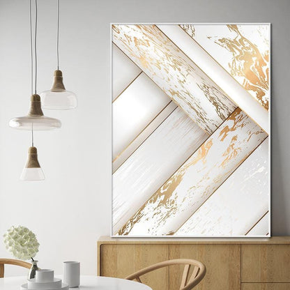 Golden Rays Stretched Canvas