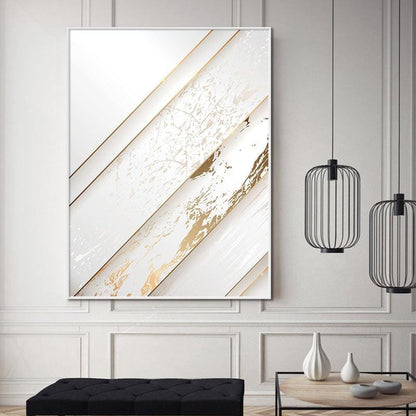 Golden Rays Stretched Canvas