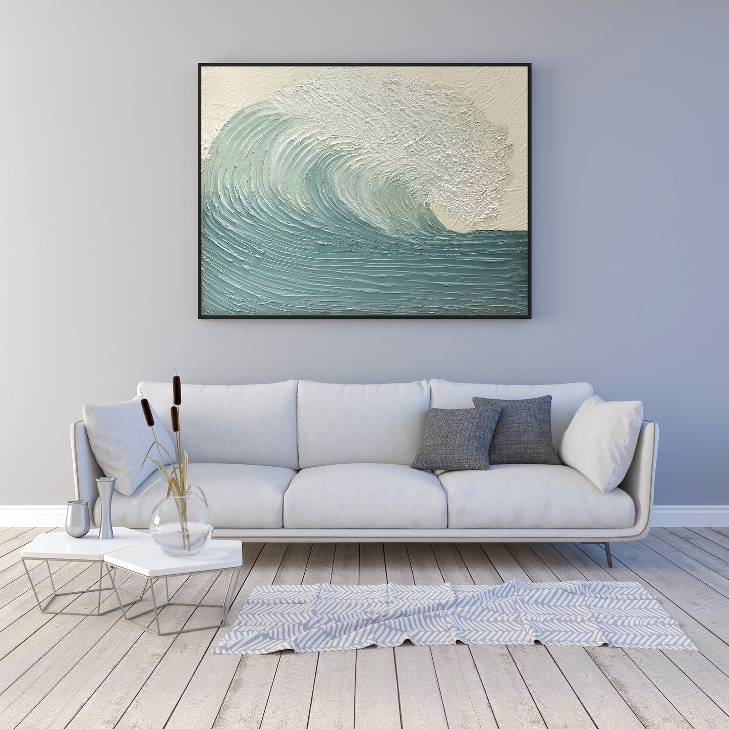 Wave Textured Art