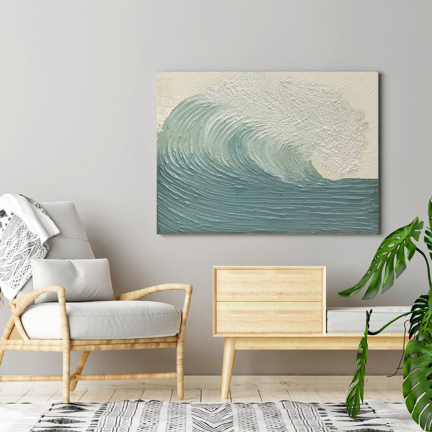 Wave Textured Art