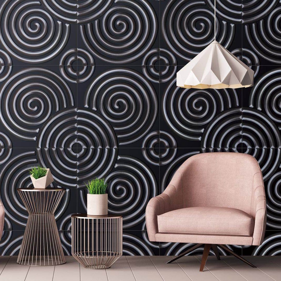 Hypnotized Square 3D Wall Panel