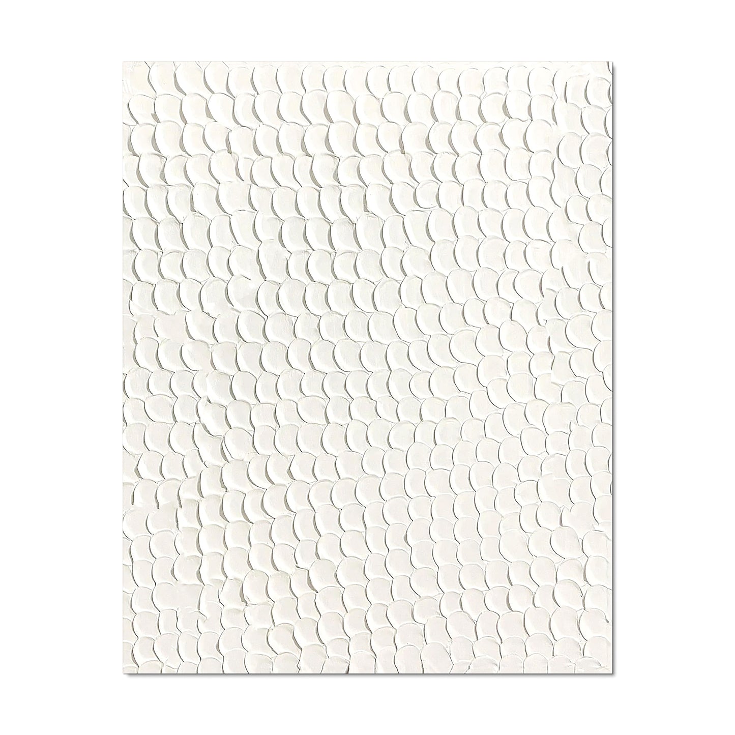 White Texture Painting Spackle Art Abstract Texture Canvas