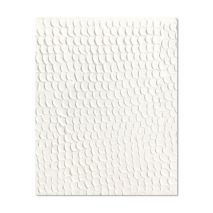 White Texture Painting Spackle Art Abstract Texture Canvas