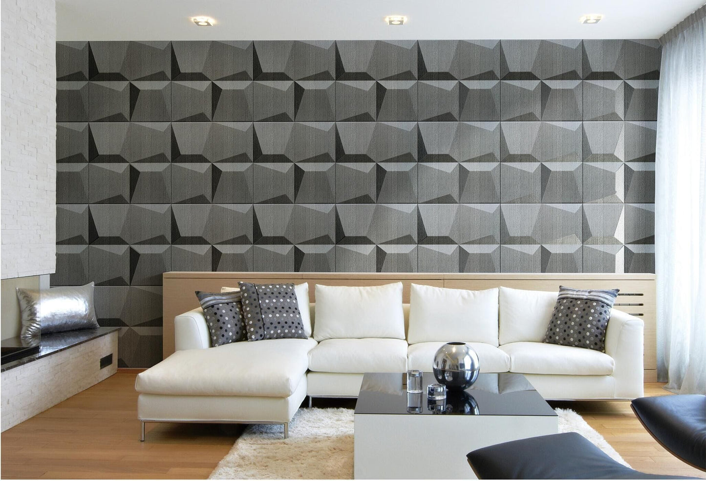 Mosaic Square 3D Wall Panel