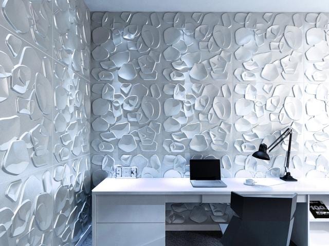 Ripple Square 3D Wall Panel