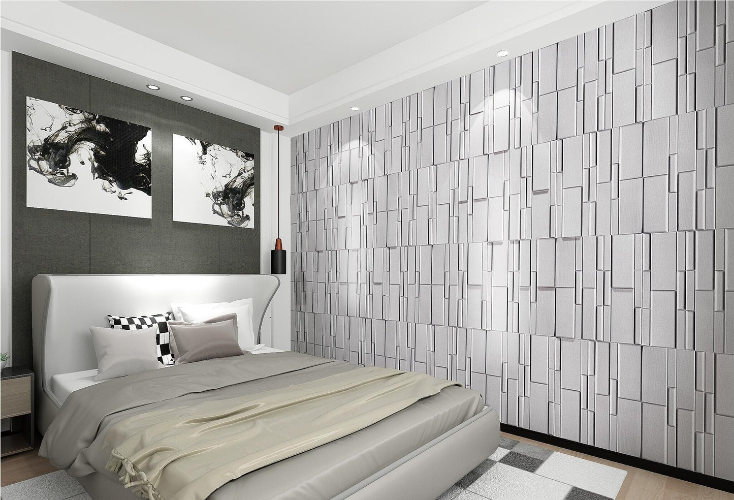 Flux Square 3D Wall Panel