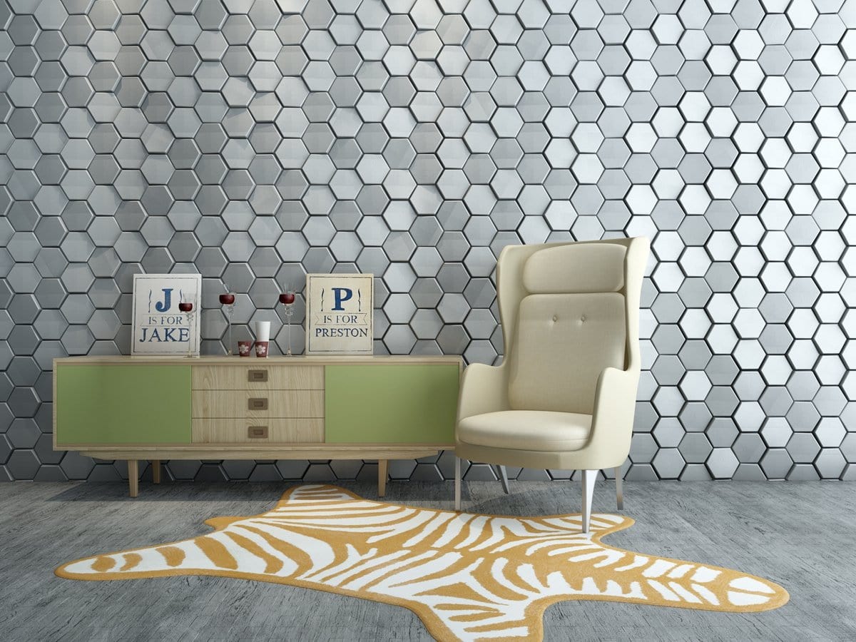 Original Hexagon 3D Wall Panel