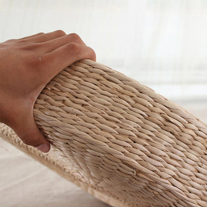 Hand Knitting Yoga Meditation Pillow