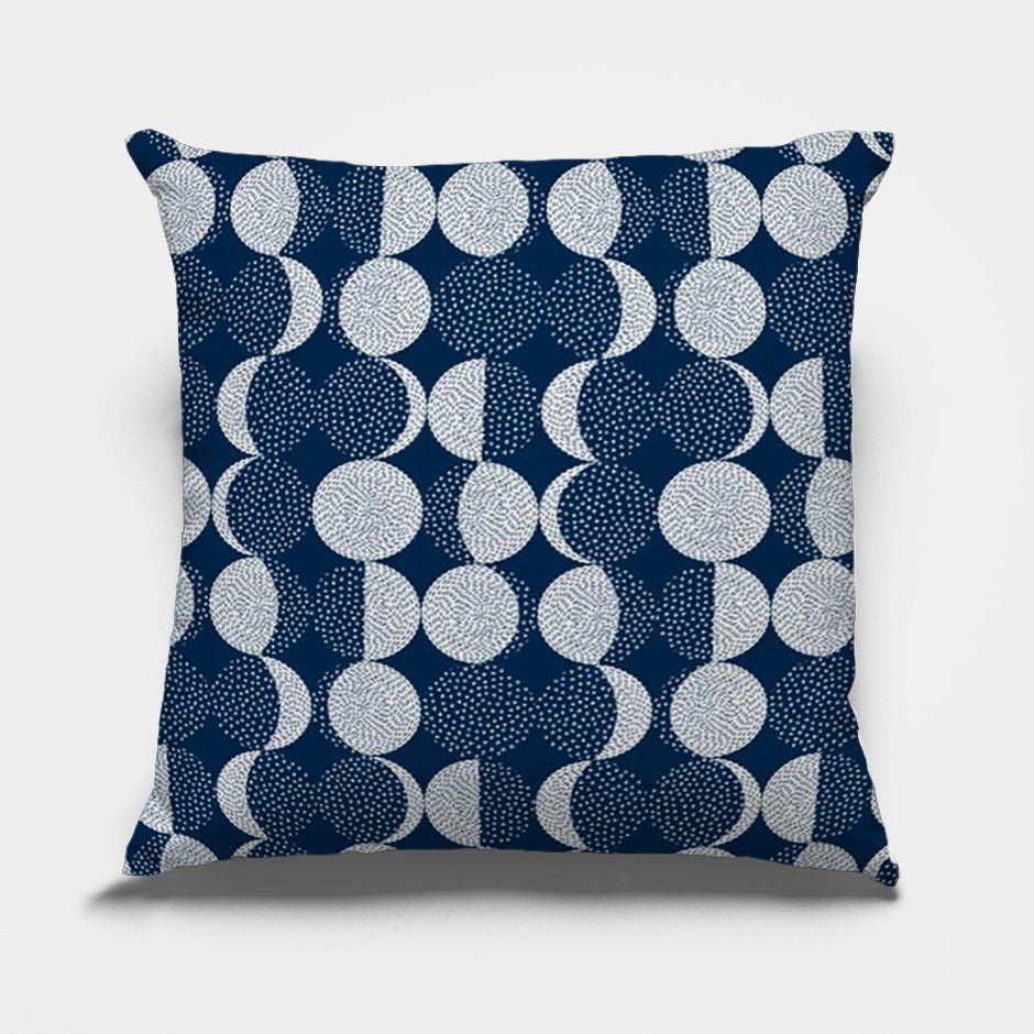 Abstract Blue Cushion Covers