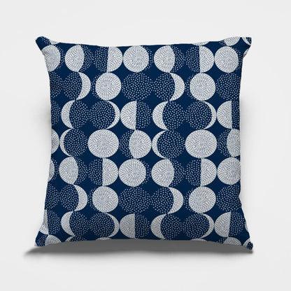 Abstract Blue Cushion Covers