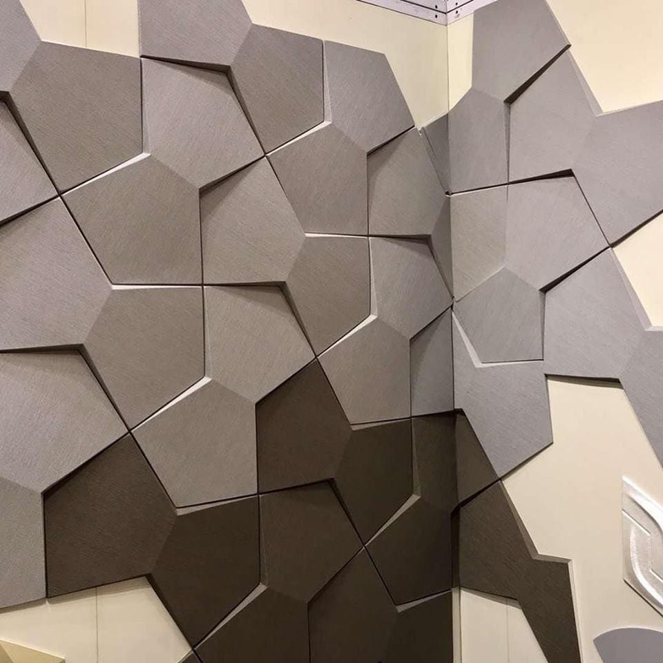 Bowtie Geometric 3D Wall Panel