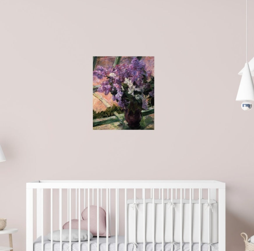 Lilac Tranquility Canvas Posters And Prints, Wall Art Pictures Suitable For Bathroom, Bedroom, Office, Living Room Home Wall Decoration, Unframed.