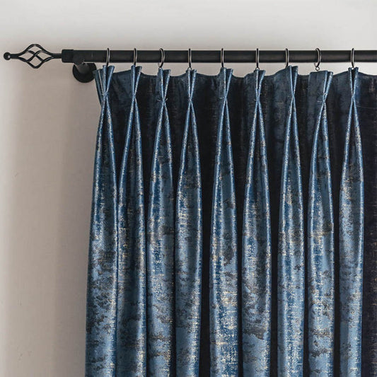 Mystic Bleu Blackout Drapes