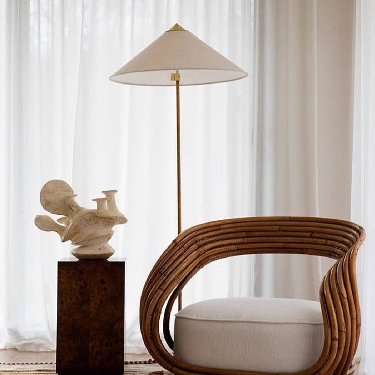 Rattan Floor Lamp