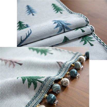 Christmaszen Tassel Table Runner