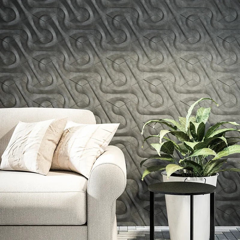 Cosmic Hexad 3D Concrete Wall Panel