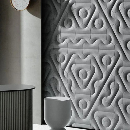 Cosmic Hexad 3D Concrete Wall Panel