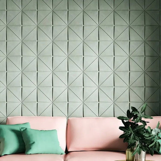 Geometric Diamond 3D Concrete Wall Panel