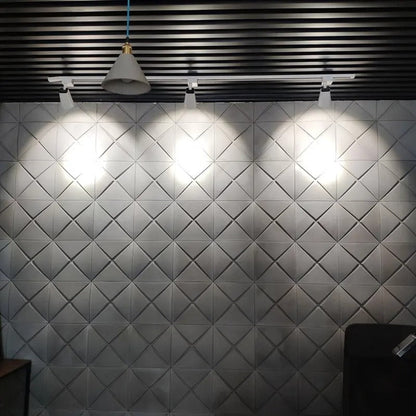 Geometric Diamond 3D Concrete Wall Panel