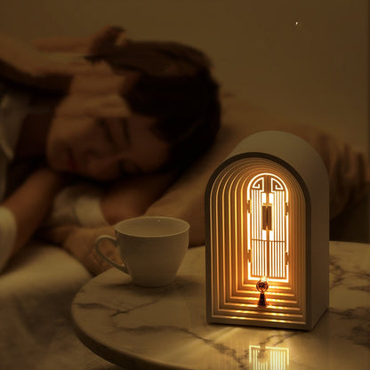 Cozy Table LED Lamp Creative Bedside Decoration with Bluetooth Speaker