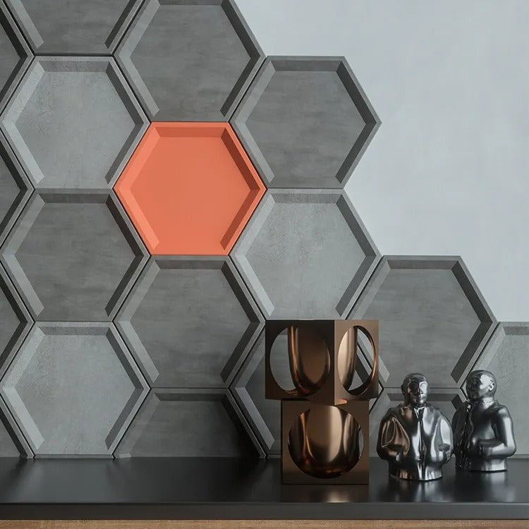 Honeycomb 3D Concrete Wall Panel