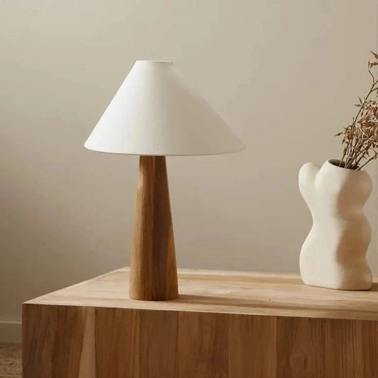 Mushi Wood Table Lamp