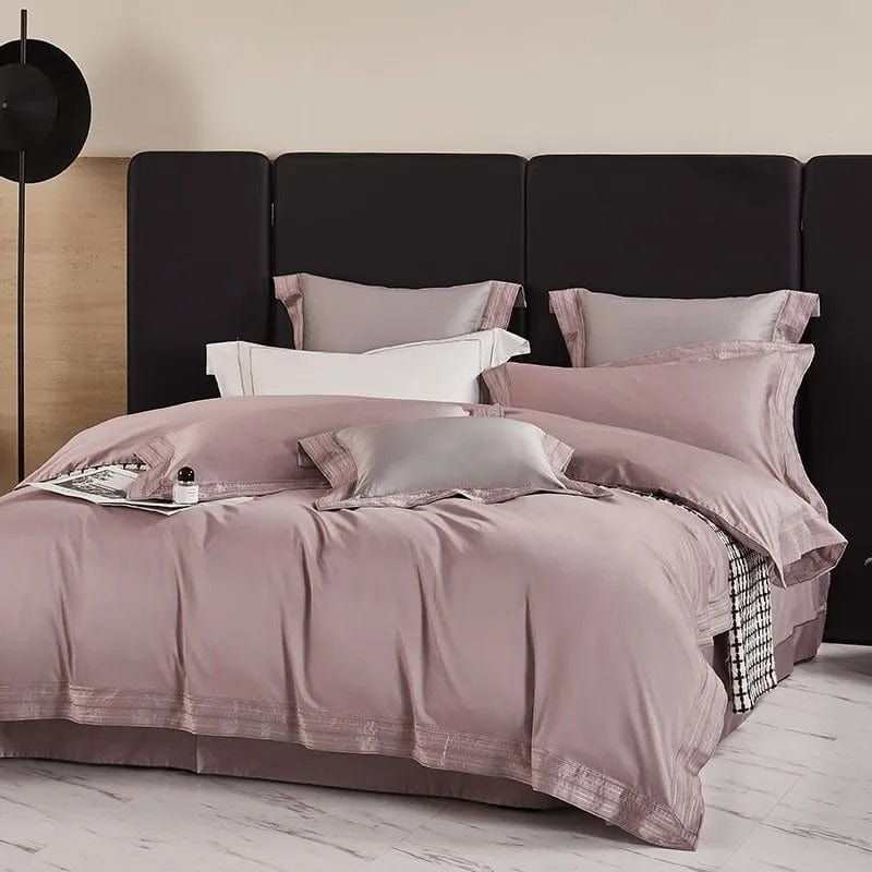 Luxxe Blush Duvet Cover Set (Egyptian Cotton)