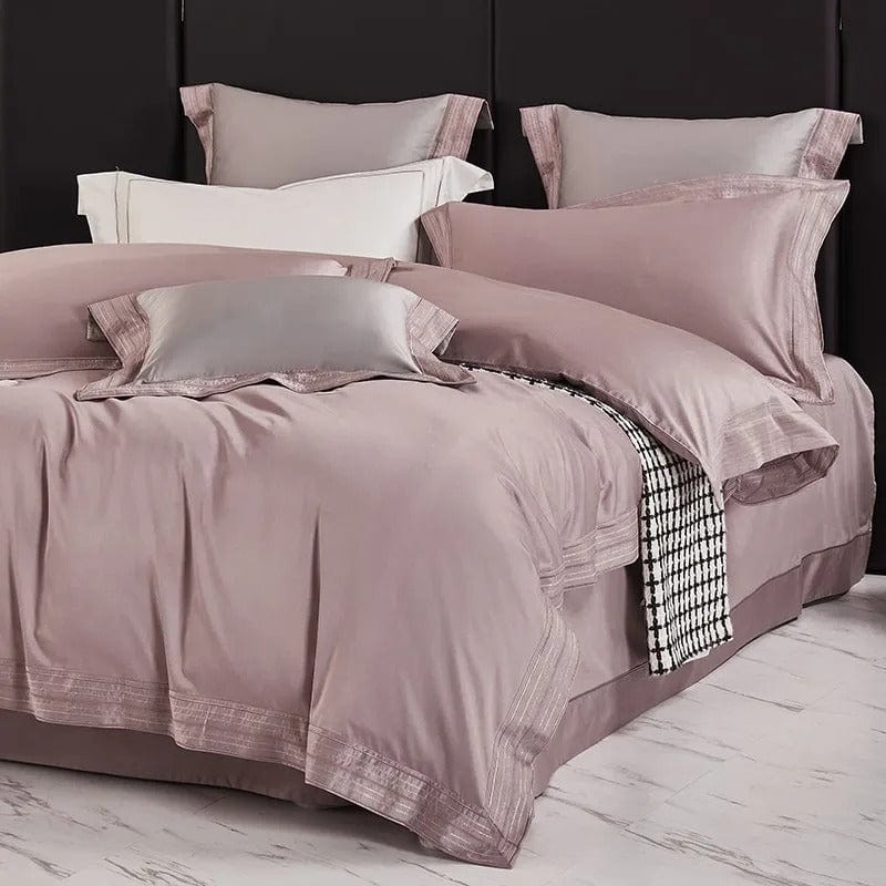 Luxxe Blush Duvet Cover Set (Egyptian Cotton)