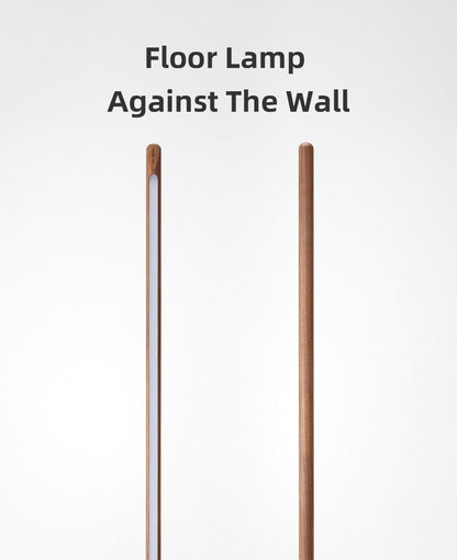 Wood Rod Floor Lamp