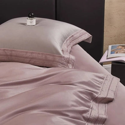 Luxxe Blush Duvet Cover Set (Egyptian Cotton)