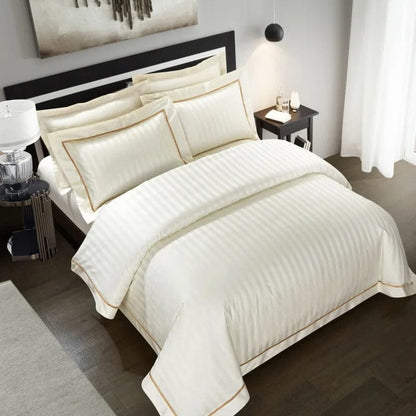 Prestige White Duvet Cover Set (Egyptian Cotton)