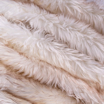 Arctic Fox Faux-Fur Blanket Throw