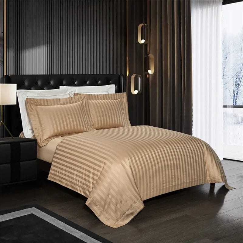 Prestige Champagne Duvet Cover Set (Egyptian Cotton)