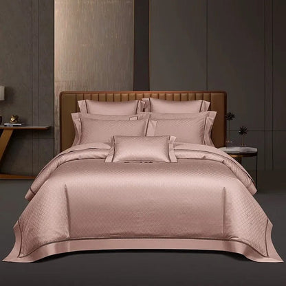 Elegance Blush Duvet Cover Set (Egyptian Cotton)