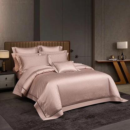 Elegance Blush Duvet Cover Set (Egyptian Cotton)