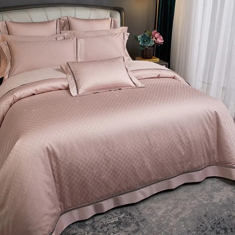 Elegance Blush Duvet Cover Set (Egyptian Cotton)