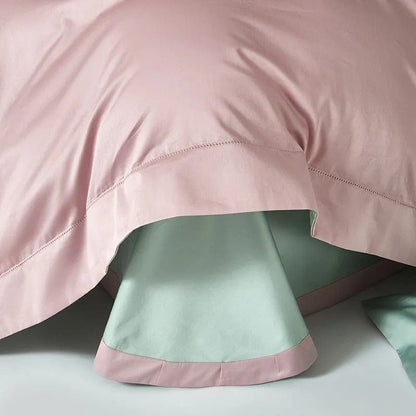 Dream Sage Blush Duvet Cover Set (Egyptian Cotton)