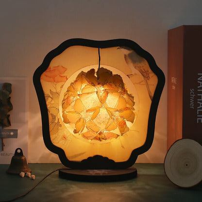 DIY Light And Shadow Paper Art Lamp Creative Gift Room Decor