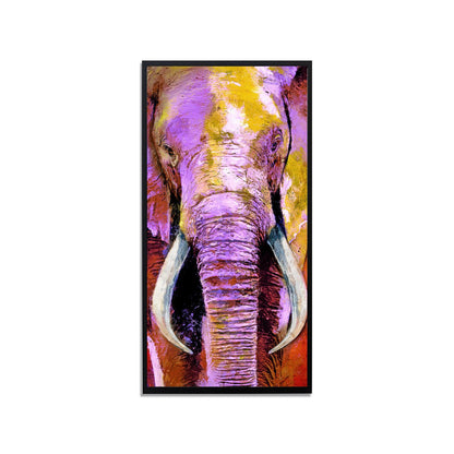 Elephant Trunk Abstract Art Stretched Canvas