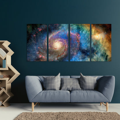 The Spiral Cosmos Stretched Canvas