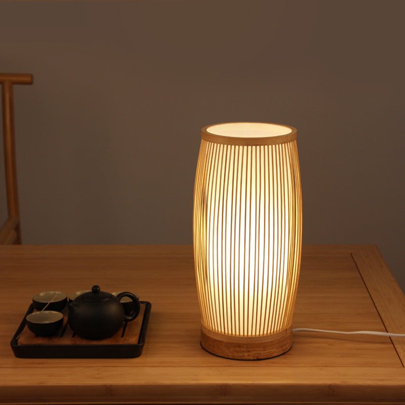 Handwoven Bamboo LED Lampshade