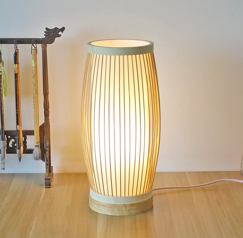 Handwoven Bamboo LED Lampshade