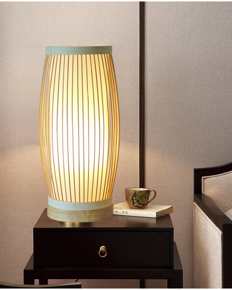 Handwoven Bamboo LED Lampshade