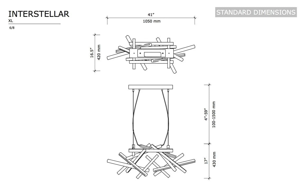 Interstellar XL Chandelier