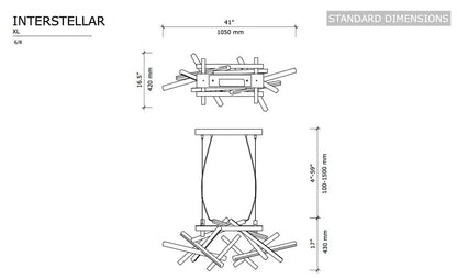 Interstellar XL Chandelier